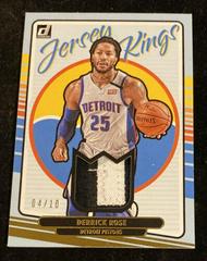 Derrick Rose Basketball Cards 2020 Donruss Jersey Kings Prices