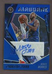 Monte Morris [Blue] #AIR-MMO Basketball Cards 2020 Panini Chronicles Airborne Signatures Prices