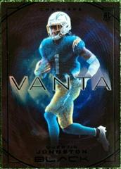 Quentin Johnston #VA-15 Football Cards 2023 Panini Black Vanta Prices