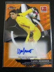 Yann Sommer [Orange Wave Refractor] Soccer Cards 2020 Topps Finest Bundesliga Autographs Prices