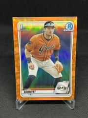Casey Schmitt [Chrome Orange Refractor] #BD-129 Baseball Cards 2020 Bowman Draft Prices