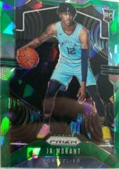 JA Morant [Green Ice] Basketball Cards 2019 Panini Prizm Prices