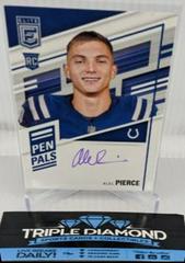Alec Pierce [Purple Ink] Football Cards 2022 Panini Donruss Elite Pen Pals Autographs Prices