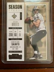 Drew Brees #7 Football Cards 2017 Panini Contenders Prices
