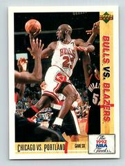 Chicago vs. Portland: 1992 NBA Finals [Italian] #177 Basketball Cards 1991 Upper Deck International Prices