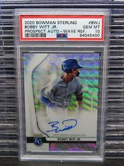 Bobby Witt Jr. [Wave Refractor] #BWJ Baseball Cards 2020 Bowman Sterling Prospect Autographs Prices