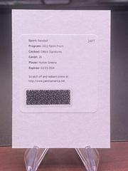 Hunter Greene #DS-HG Baseball Cards 2022 Panini Prizm Debut Signatures Prices