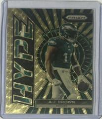 A. J. Brown [Gold Vinyl] #H-6 Football Cards 2023 Panini Prizm Hype Prices