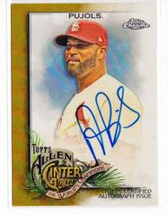 Albert Pujols [Gold] #AGA-AP Baseball Cards 2022 Topps Allen & Ginter Chrome Autographs Prices