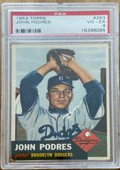 John Podres Baseball Cards 1953 Topps Prices