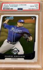 Chris Archer #35 Baseball Cards 2012 Bowman Chrome Draft Prices