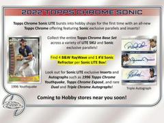 Hobby Box [Sonic LITE] Baseball Cards 2022 Topps Chrome Prices