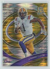 Ja'Marr Chase [Gold] #100 Football Cards 2022 Panini Chronicles Draft Picks Spectra Prices