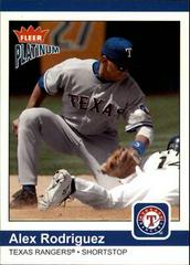 Alex Rodriguez Baseball Cards 2004 Fleer Platinum Prices