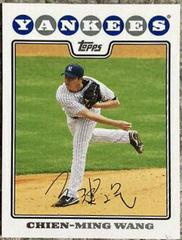 Chien-Ming Wang Baseball Cards 2008 Topps Team Set Yankees Prices