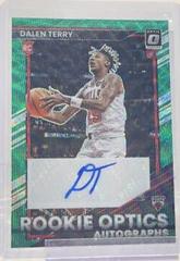 Dalen Terry [Green Wave] #ROA-DTY Basketball Cards 2022 Panini Donruss Optic Rookie Autographs Prices