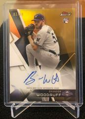 Brandon Woodruff [Gold Refractor] #BW Baseball Cards 2018 Topps Finest Autographs Prices