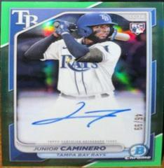 Junior Caminero #CRA-JCA Baseball Cards 2024 Bowman Chrome Rookie Autograph Prices