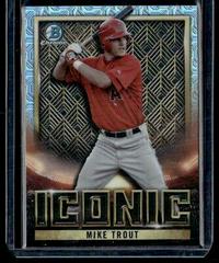 Mike Trout [Mojo] #BI-1 Baseball Cards 2023 Bowman Chrome Iconic Prices