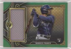 Wander Franco [Emerald] #SJR3-WF1 Baseball Cards 2022 Topps Triple Threads Single Jumbo Relics Prices