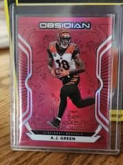 A. J. Green [Electric Etch Red Flood] #78 Football Cards 2020 Panini Obsidian Prices