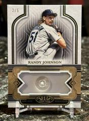 Randy Johnson #T1UB-RJ Baseball Cards 2023 Topps Tier One Uniform Button Relics Prices