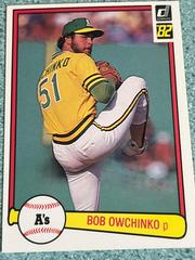 Bob Owchinko #287 Baseball Cards 1982 Donruss Prices