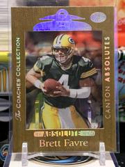 Brett Favre [Coaches Collection Gold] Football Cards 1999 Playoff Absolute Prices