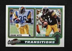 Jerome Bettis #T-13 Football Cards 2022 Panini Classics Transitions Prices