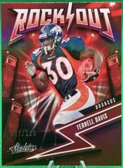 Terrell Davis [Spectrum Red] #8 Football Cards 2023 Panini Absolute Rock Out Prices