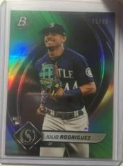 Julio Rodriguez [Green] #41 Baseball Cards 2022 Bowman Platinum Prices
