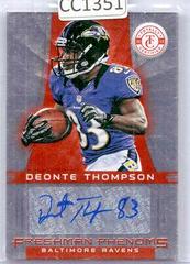Deonte Thompson [Autograph Red] #119 Football Cards 2012 Panini Totally Certified Prices
