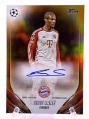 Leroy Sane [Orange Foilboard] #A-LS Soccer Cards 2023 Topps UEFA Club Autograph Prices