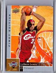 LeBron James Basketball Cards 2009 Upper Deck First Edition Prices