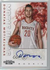 Donatas Motiejunas [Autograph] #291 Basketball Cards 2012 Panini Contenders Prices