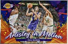 Pau Gasol [Pink] #6 Basketball Cards 2023 Panini Court Kings Artistry in Motion Prices
