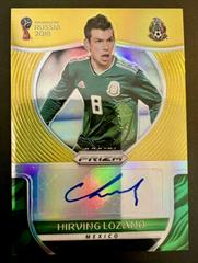 Hirving Lozano [Gold Prizm] #S-HL Soccer Cards 2018 Panini Prizm World Cup Signatures Prices