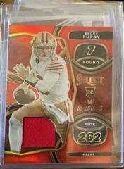 Brock Purdy #DS-24 Football Cards 2022 Panini Select Draft Selections Memorabilia Prices