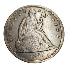 1847 Coins Seated Liberty Dollar Prices