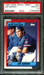 Joe Girardi #42 Baseball Cards 1990 Topps Major League Debut Prices