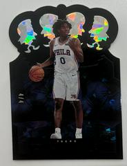 Tyrese Maxey [Crystal Black FOTL] Basketball Cards 2020 Panini Crown Royale Prices