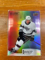 Quinton Byfield [Double] Hockey Cards 2021 Upper Deck Allure Rainbow Prices