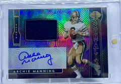 Archie Manning #IJA-AM Football Cards 2022 Panini Illusions Immortalized Jersey Autographs Prices