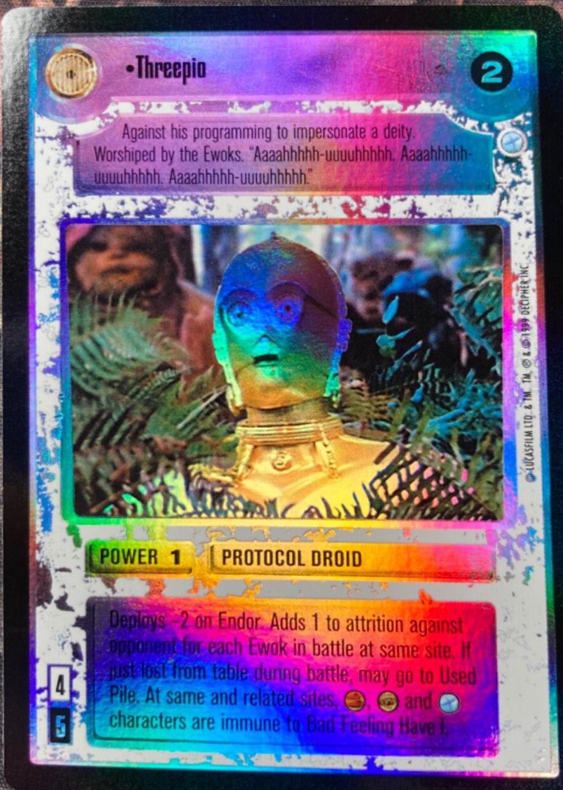 Threepio [Limited Foil] Star Wars CCG Endor