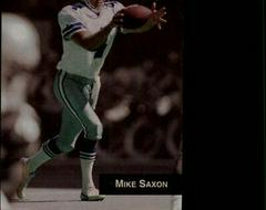 Mike Saxon #14 Football Cards 1993 Playoff Prices