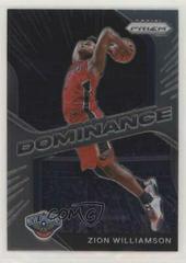 Zion Williamson #15 Basketball Cards 2020 Panini Prizm Dominance Prices