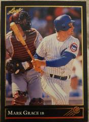 Mark Grace [Gold] Baseball Cards 1992 Leaf Prices