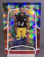 George Pickens [Spectrum Red] #INT-15 Football Cards 2022 Panini Absolute Introductions Prices