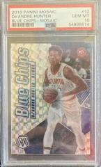 De'Andre Hunter Basketball Cards 2019 Panini Mosaic Blue Chips Prices