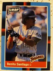 Benito Santiago #58 Baseball Cards 1988 Leaf Prices